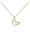 Sweet Alhambra Butterfly Pendant Gold Necklace Mother of Pearl - VANCLEEFARPELS - BALAAN 2