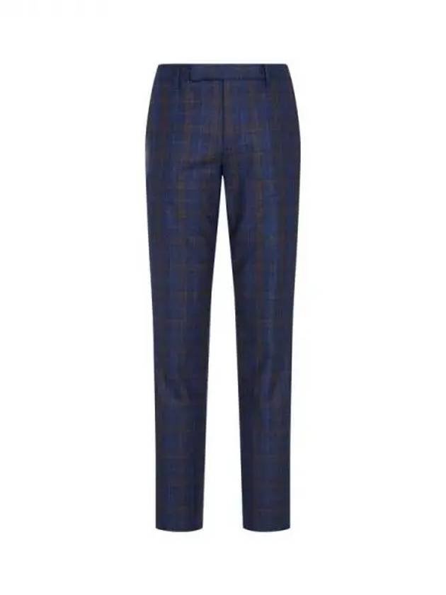 Check pattern cash wool pants navy 270251 - PAUL SMITH - BALAAN 1