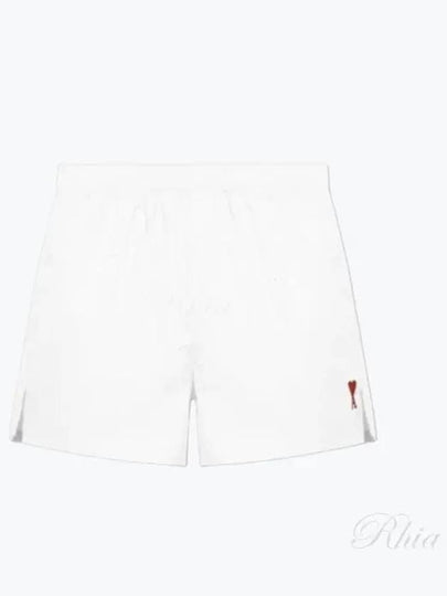 De Coeur Cotton Shorts White - AMI - BALAAN 2