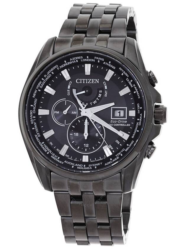 Citizen Perpetual Alarm Chronograph Quartz Black Dial Men's Watch AT9127-80E - CITIZEN - BALAAN 1