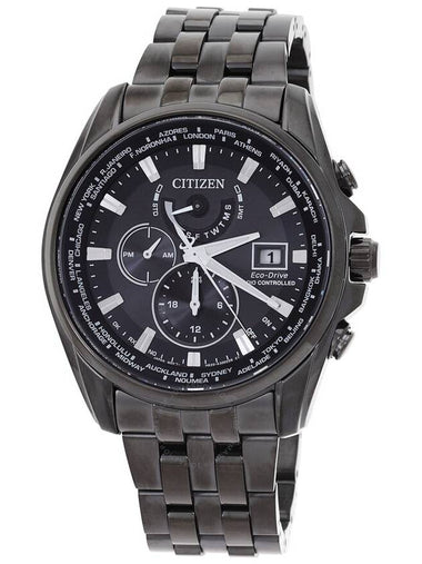 Citizen Perpetual Alarm Chronograph Quartz Black Dial Men's Watch AT9127-80E - CITIZEN - BALAAN 1