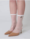 AW41AS01 See-through ankle socks_White - ATHPLATFORM - BALAAN 1