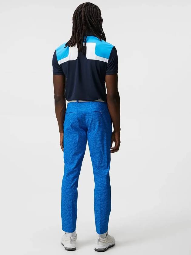 Luxury Line Golf Pants Team Pants Lapis outline bridge Swirl - J.LINDEBERG - BALAAN 4