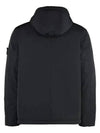 Techno Fabric Hooded Jacket Black - STONE ISLAND - BALAAN 3