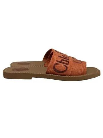 C23U188EF 9HE Woody Flat Sandal Slippers - CHLOE - BALAAN 1