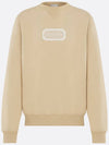 Logo Sweatshirt Beige - DIOR - BALAAN 3