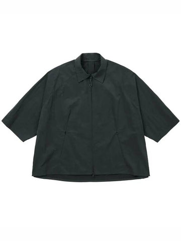 Nylon Cape Shirt CHARCOAL - AJOBYAJO - BALAAN 1