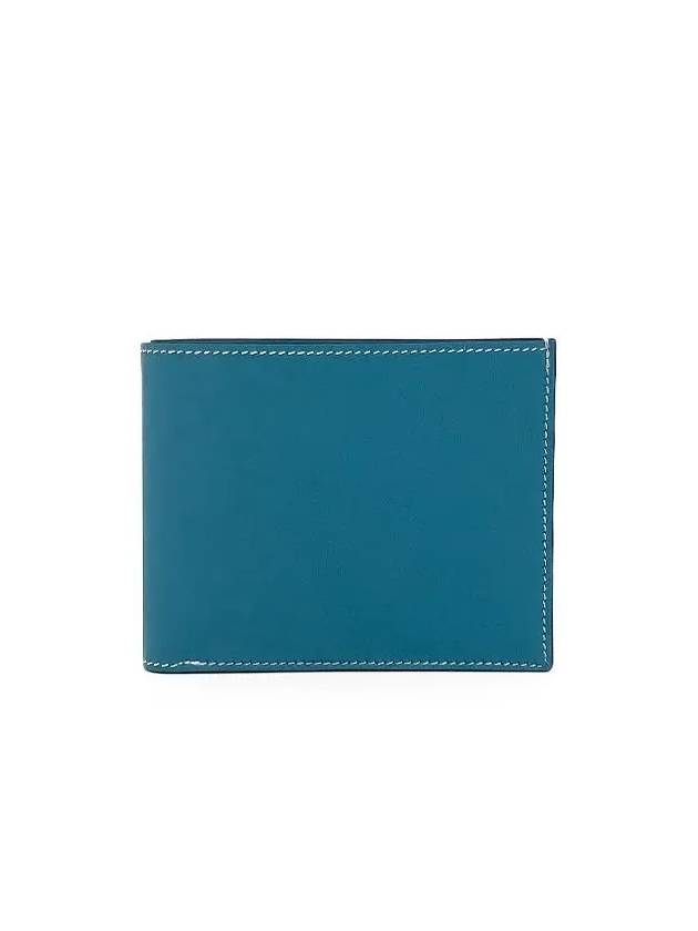 Citizen Twill Half Wallet Blue Jeans B Engraved 4HL0072 - HERMES - BALAAN 1