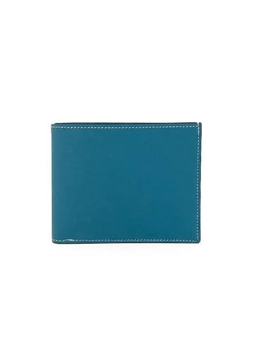 Citizen Twill Half Wallet Blue Jeans B Engraved 4HL0072 - HERMES - BALAAN 1