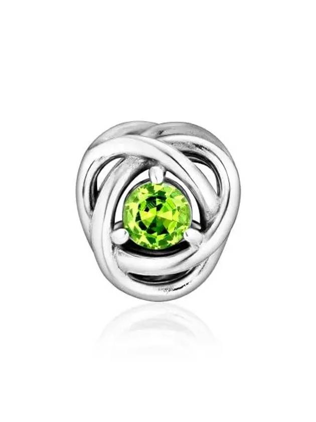 Spring Green Eternity Circle Charm Silver Green - PANDORA - BALAAN 3