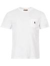 Pony Embroidered Logo Pocket Short Sleeve T-Shirt White - POLO RALPH LAUREN - BALAAN 2