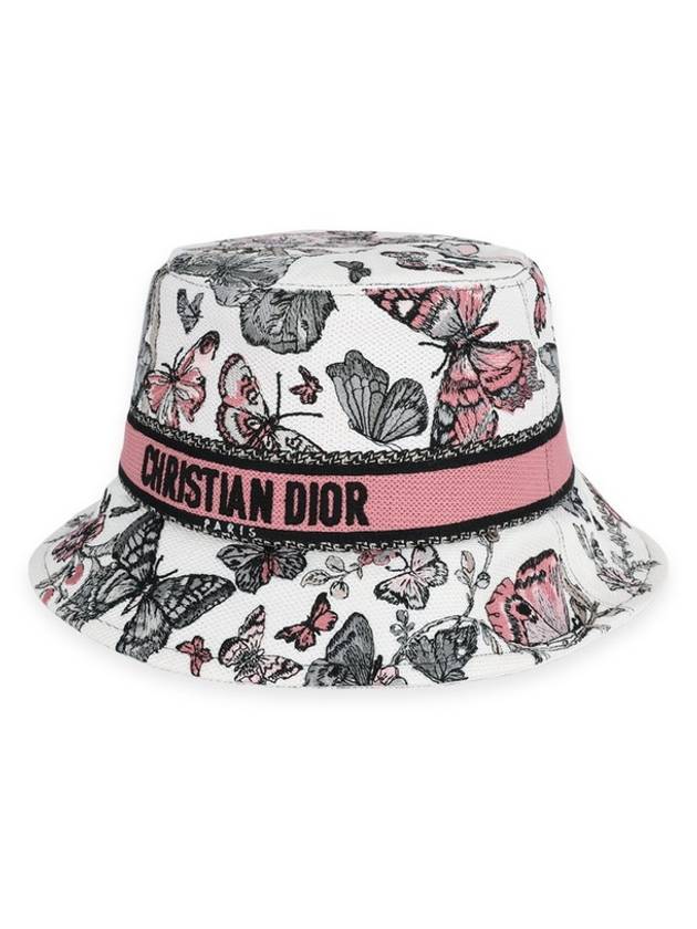 D Bobby Toile De Jouy Mexico Small Bucket Hat White - DIOR - BALAAN 2