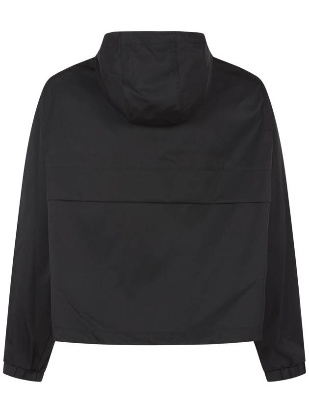 Alexandre Mattiussi Windbreaker Hoodie Black - AMI - BALAAN 3