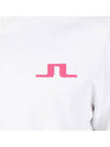 Gus Logo Regular Fit Knit Top Cloud White - J.LINDEBERG - BALAAN 7