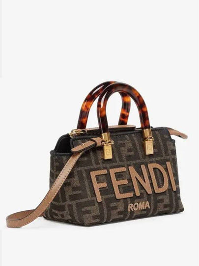 By The Way Monogram Mini Tote Bag Brown - FENDI - BALAAN 2