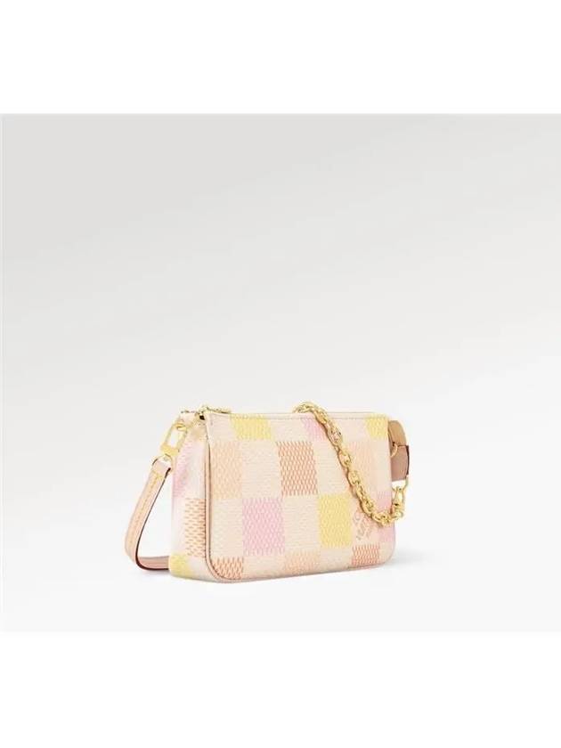 Pochette Accessoires Pouch Bag Peach Pink - LOUIS VUITTON - BALAAN 3