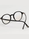 Blue light blocking glasses frame TF5867B 001 round fashion horn rim safety glasses round frame - TOM FORD - BALAAN 4