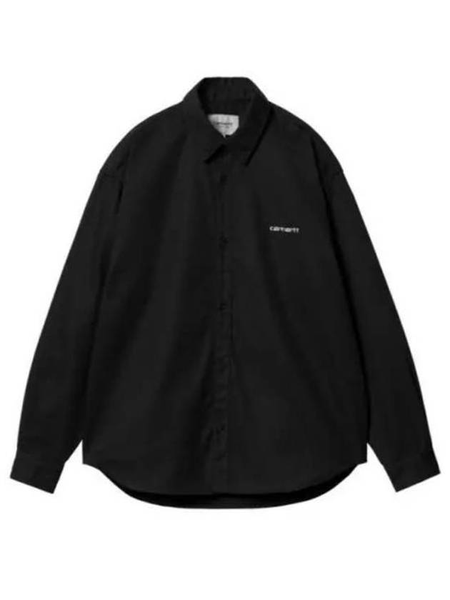 Module Script Long Sleeve Shirt Black - CARHARTT WIP - BALAAN 2