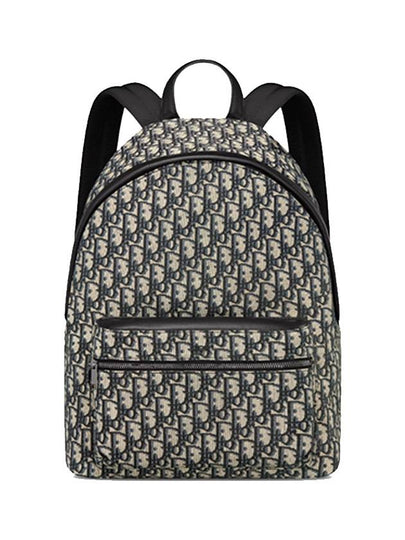 Oblique Rider Backpack Black Beige - DIOR - BALAAN 2