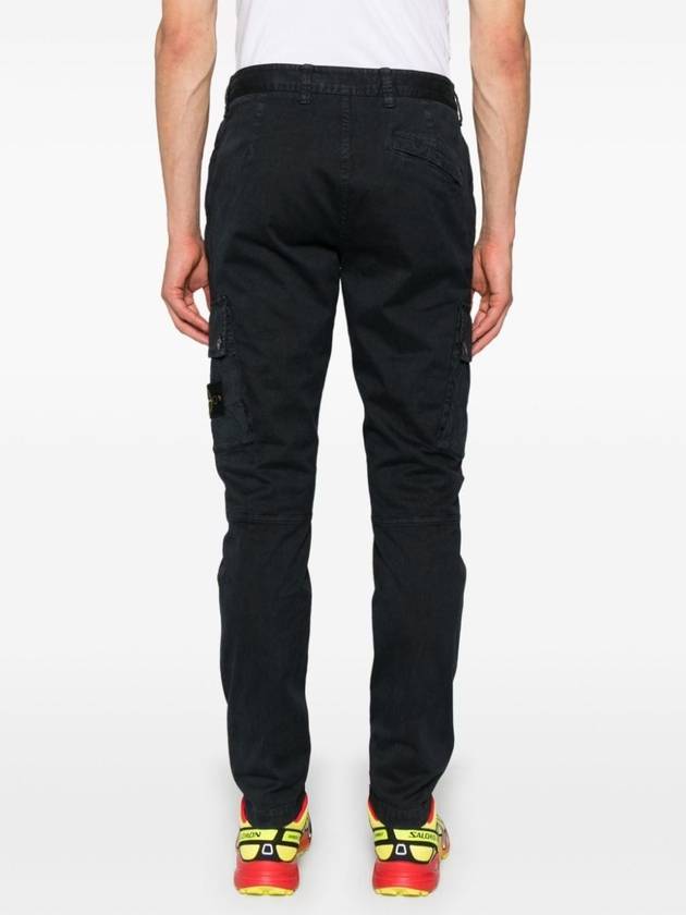 Compass Badge Cargo Straight Pants Blue - STONE ISLAND - BALAAN 5