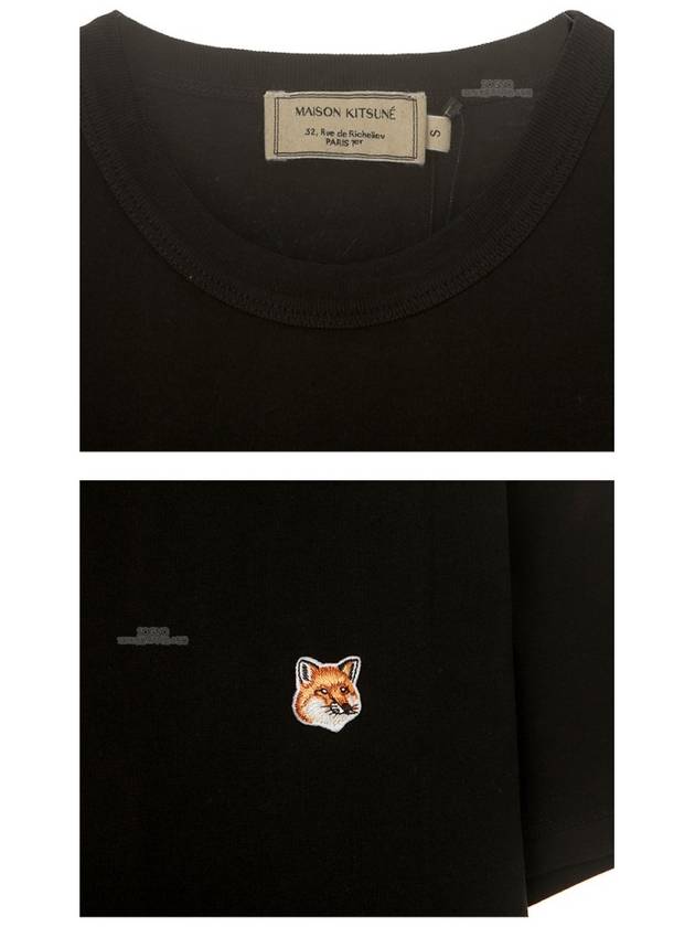 Fox Head Patch Classic Short Sleeve T-Shirt Black - MAISON KITSUNE - BALAAN 7