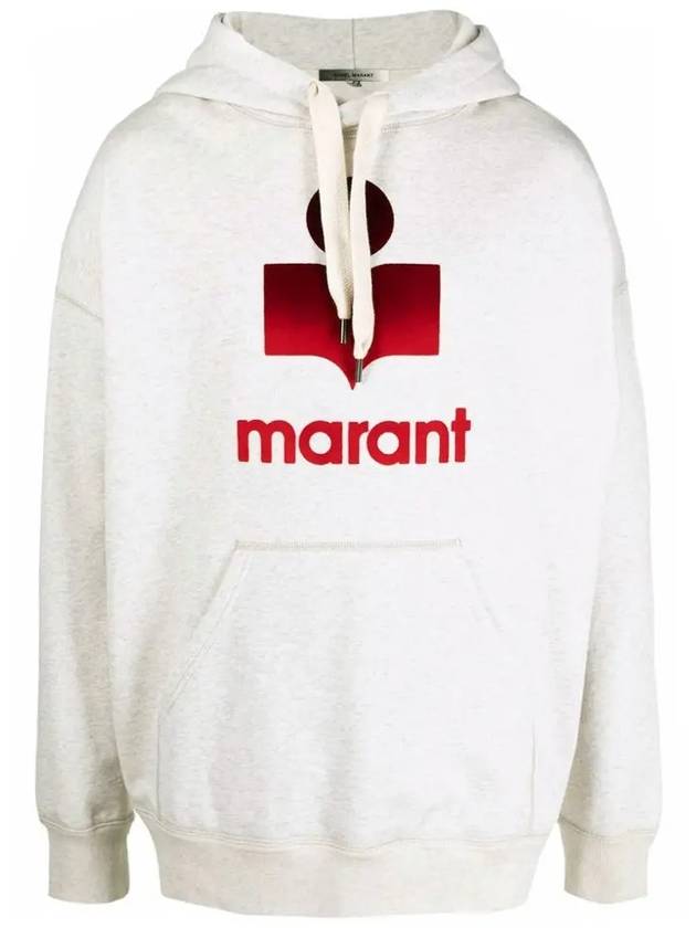 Men's Miley Hood Ecru Red Ivory - ISABEL MARANT - BALAAN 2