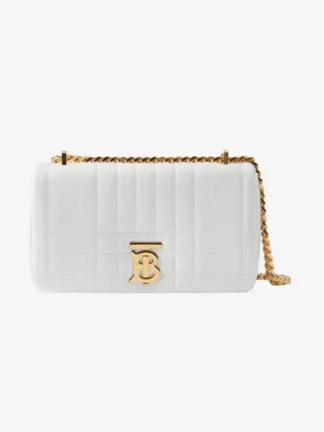 Lola Small Shoulder Bag Optic White - BURBERRY - BALAAN 2