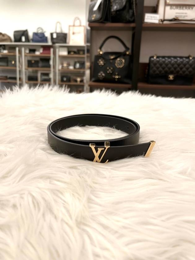 Women s LV Logo Couture Belt Black Condition A - LOUIS VUITTON - BALAAN 3