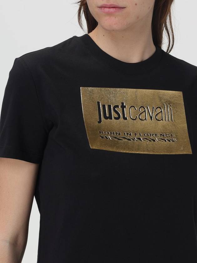 T-shirt con logo laminato Just Cavalli - JUST CAVALLI - BALAAN 3