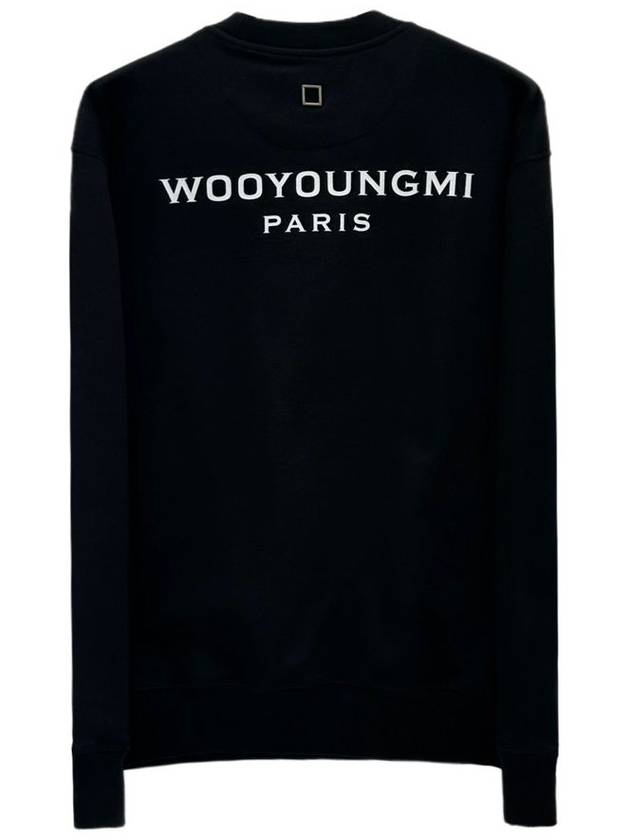 Back Logo Sweatshirt Black - WOOYOUNGMI - BALAAN 4