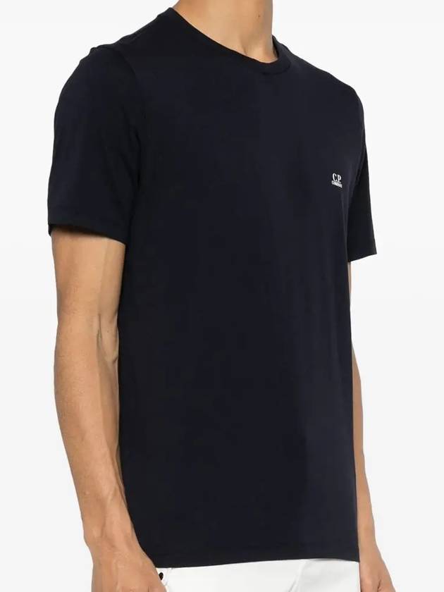 30/1 Jersey Goggle Short Sleeve T-Shirt Navy - CP COMPANY - BALAAN 4