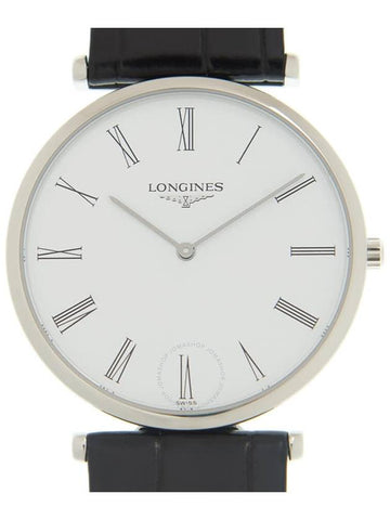 Longines La Grande Quartz White Dial Ladies Watch L4.709.4.21.2 - LONGINES - BALAAN 1