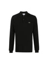 Men's Original Cotton Long Sleeve Polo Shirt Black - LACOSTE - BALAAN 2