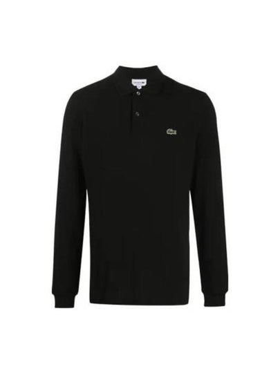 Men's Original Cotton Long Sleeve Polo Shirt Black - LACOSTE - BALAAN 2