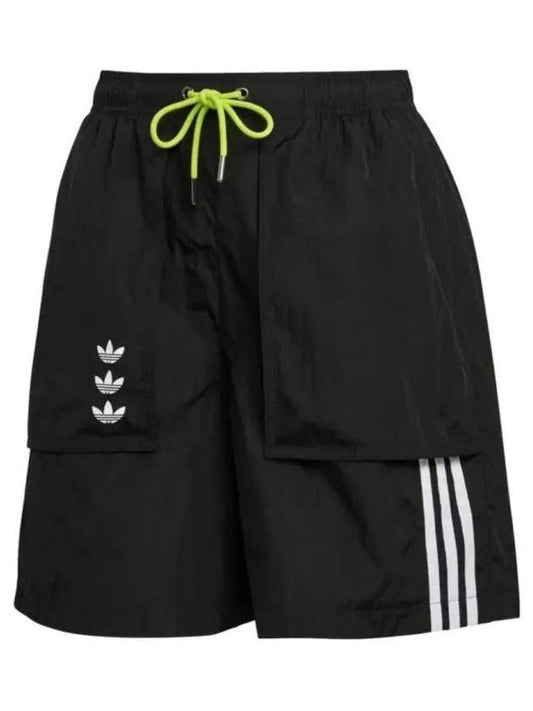 Triple neon pocket shorts black - ADIDAS - BALAAN 1