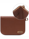 Vagabond Compact Alpina Calf Leather Half Wallet Tan - DELVAUX - BALAAN 3