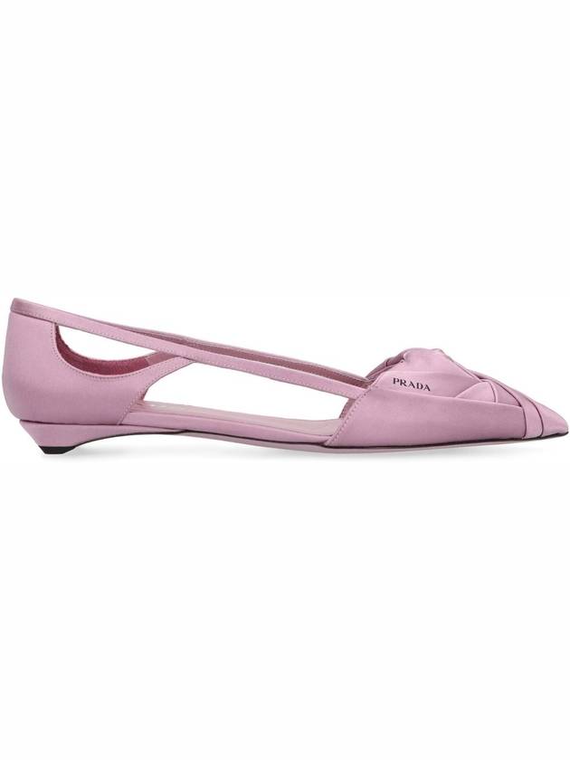 Cutout Satin Ballerina Pink - PRADA - BALAAN 3