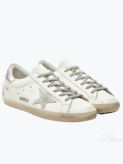 Superstar Silver Tab Low Top Sneakers White - GOLDEN GOOSE - BALAAN 2