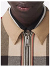 ExaGGerated Check Wool Cotton Overshirt Jacket Archive Beige - BURBERRY - BALAAN 3