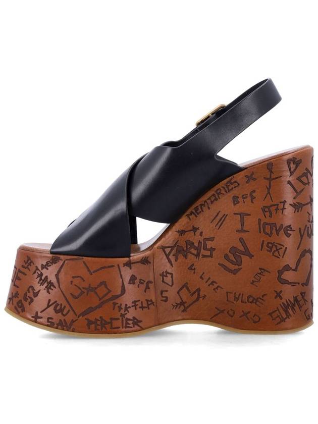 Chloé Maxime Wedge Sandals - CHLOE - BALAAN 3