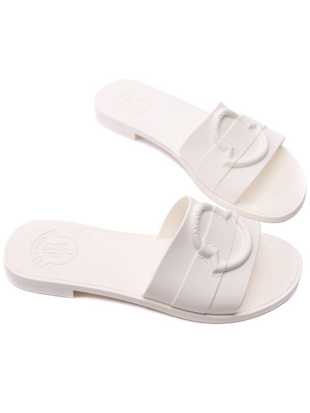 Women's MON Embossed Logo Sandals MON 4C00130 M4095 035 24S - MONCLER - BALAAN 5