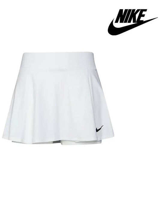 Women's Court Dry Fit Victory Tennis Pleats Skirt White - NIKE - BALAAN 2