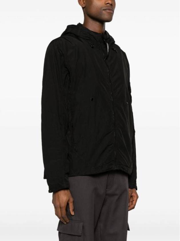 Nylon Reversible Hooded Jacket Black - CP COMPANY - BALAAN 5