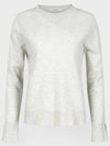 Round neck wool cash knitLight Gray - SUBSET - BALAAN 3