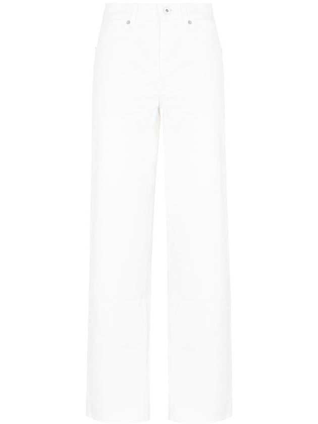 Women's Straight Jeans White - JIL SANDER - BALAAN 2