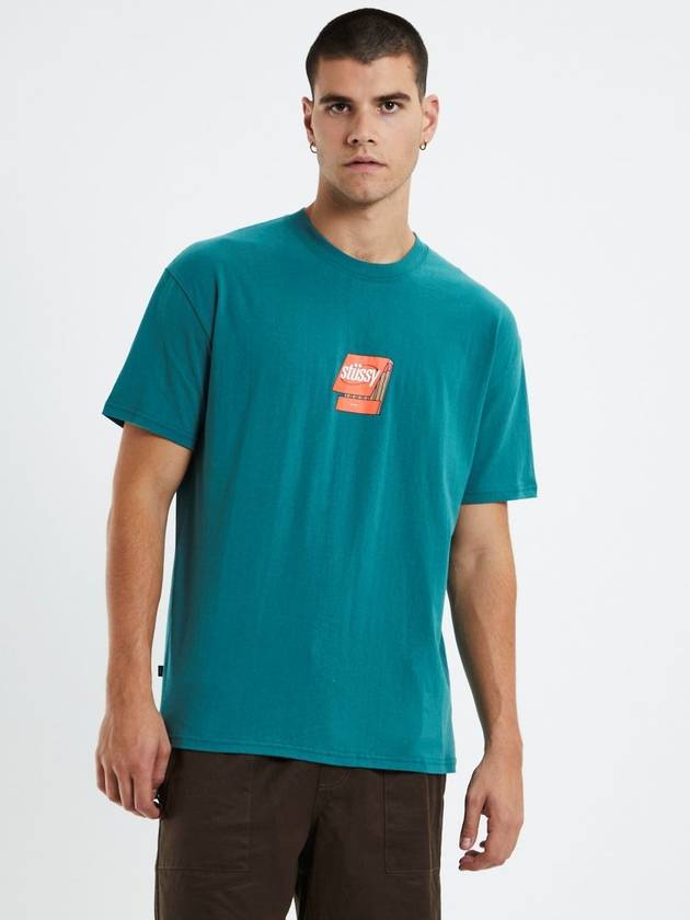 AU AUSTRALIA MATCHBOOK SS T Shirt ST0G0390 Ocean MENS - STUSSY - BALAAN 1