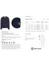 Cotton Badge Crew Neck Knit Top Navy - STONE ISLAND - BALAAN 7