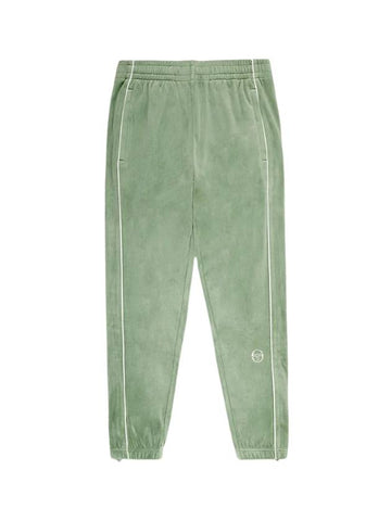 Lioni velor track pants hedge green velvet - SERGIO TACCHINI - BALAAN 1