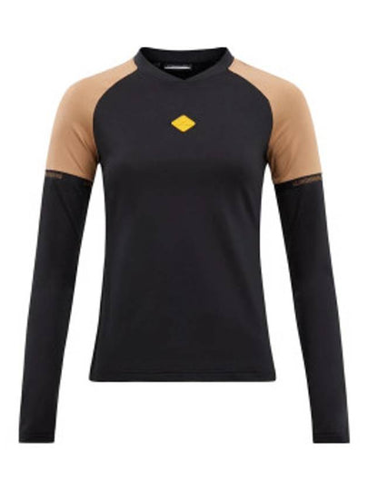 Sienna Slim Fit Long Sleeve T-Shirt Black - J.LINDEBERG - BALAAN 2