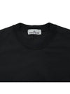 Wappen Patch Garment Dyed Sweatshirt Black - STONE ISLAND - BALAAN 4